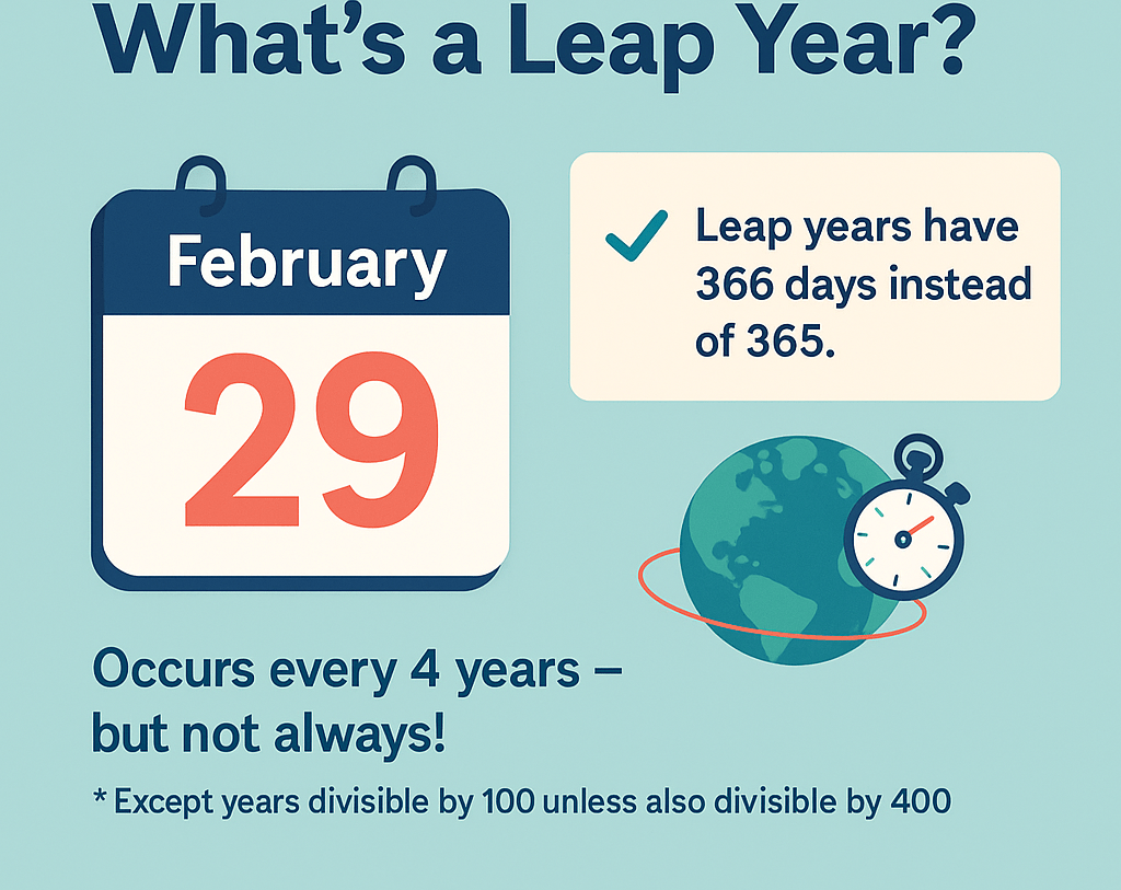 Image describing what is leap year